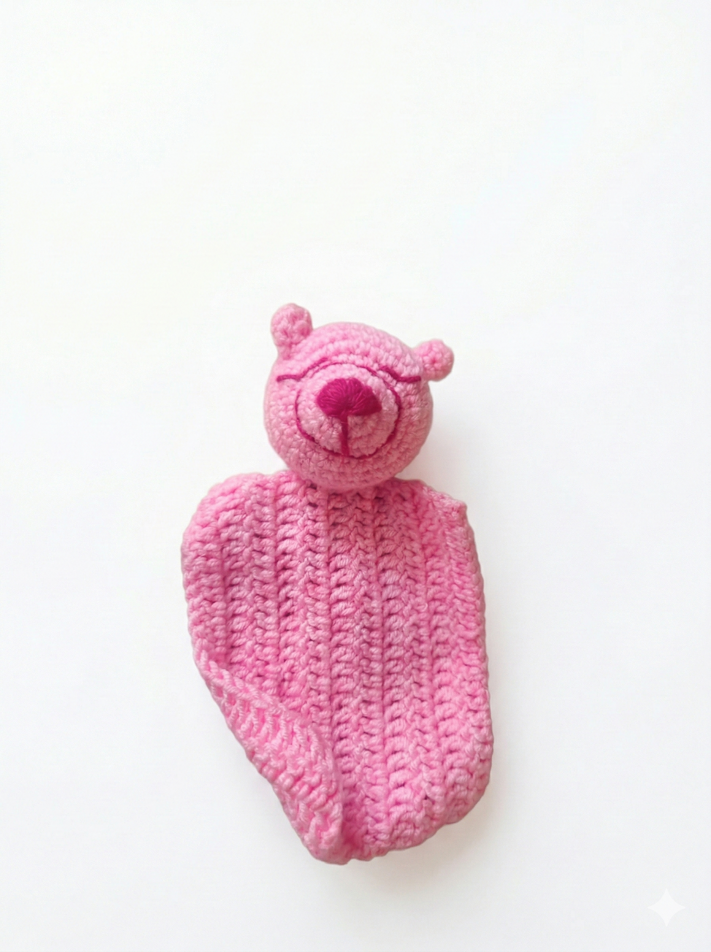 Tuto rosado osito tejido