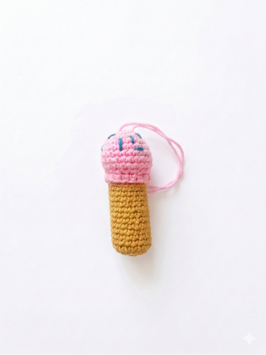 Llavero de helado para labial